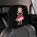 Betty Boop Car Headrest Cover (1pc) – Universal Fit, Machine Washable, Cute Car Accessories for Women