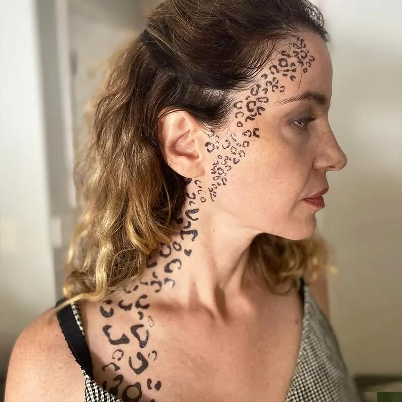 Trill Spots Tattoos - Trill Spots Face Makeup, 15-Piece Pack, 5x5cm Size, Gift for Friends and Fans, Halloween Spirits Fun For Event