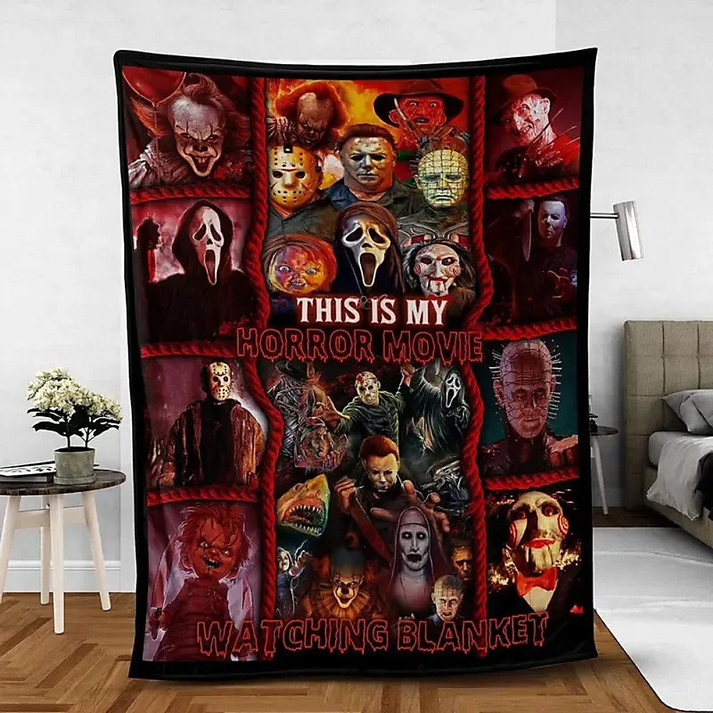 Halloween Gifts For Horror Movie Fans Blanket