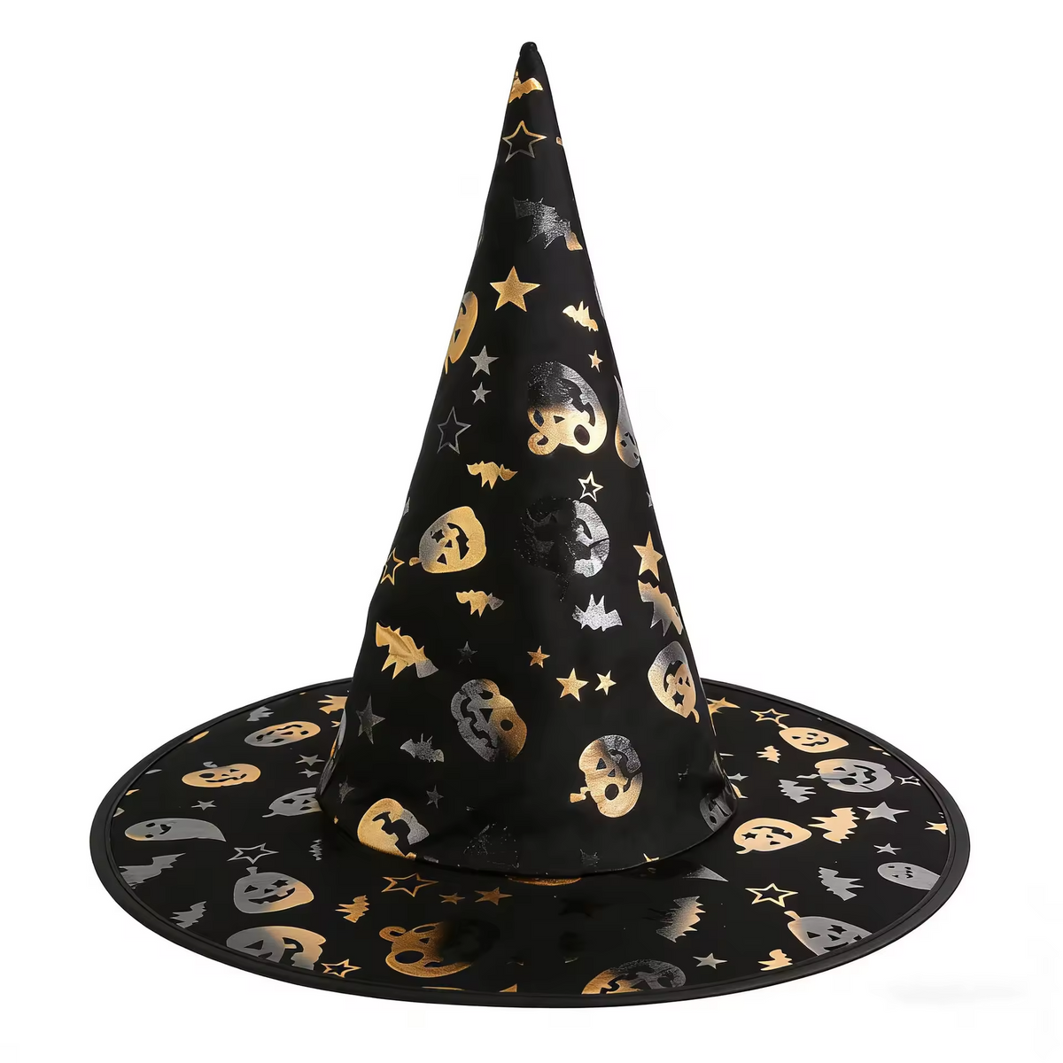 Halloween Pumpkins And Bats Witch Hat Party, Witch Hat Costume Props, Black Witch Hat, Spooky Season Gift, Accessories for Porch Yard Indoor Outdoor Decor
