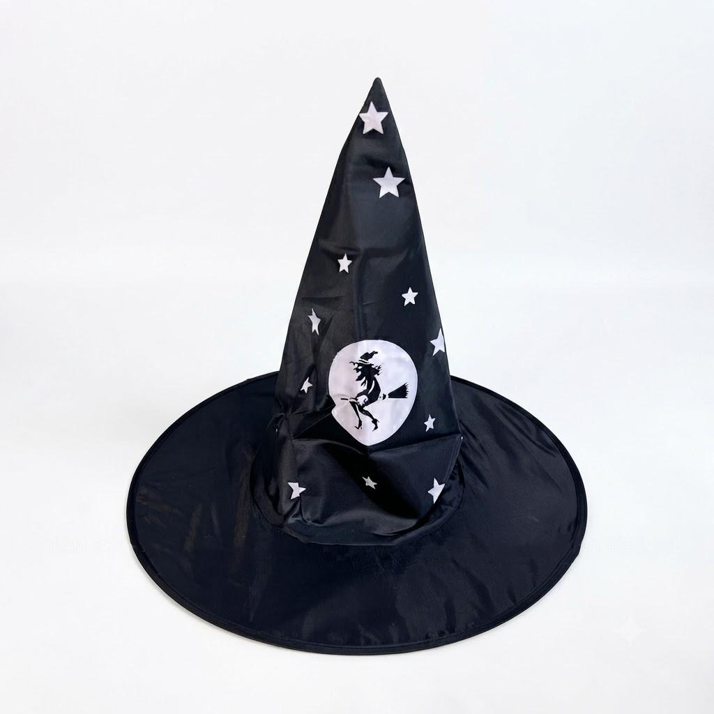 Black And White Witch Hat, Halloween Costume, Spooky Season Gift, Accessories for Porch Yard Indoor Outdoor Decor