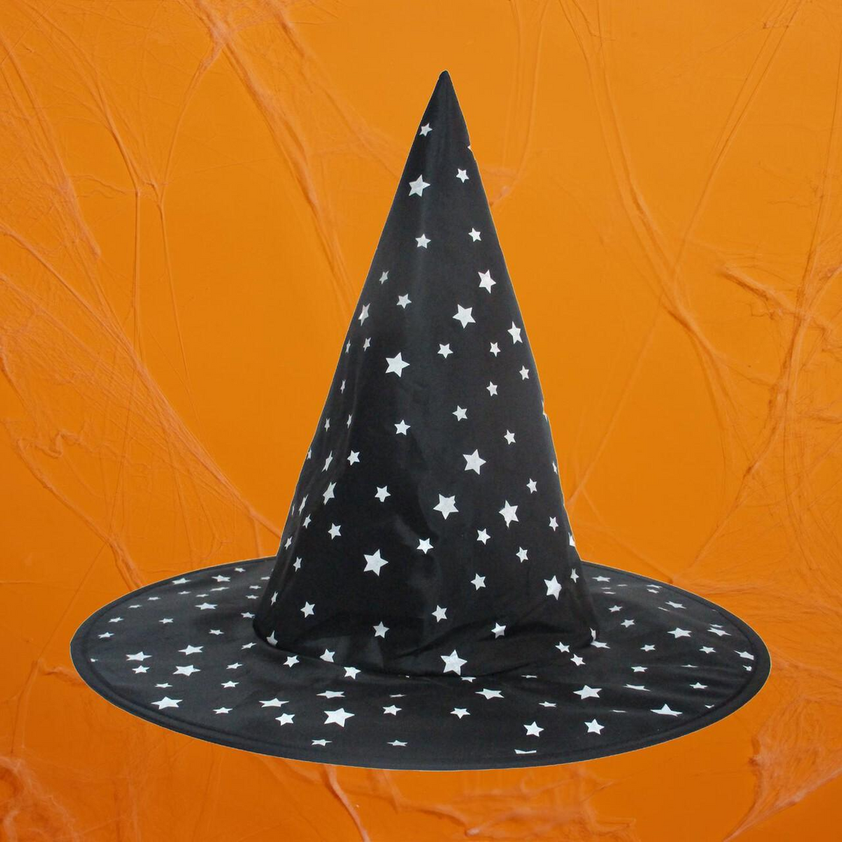 Halloween Witch Stars Hat Black, Halloween Costume, Spooky Season Gift, Accessories for Porch Yard Indoor Outdoor Decor