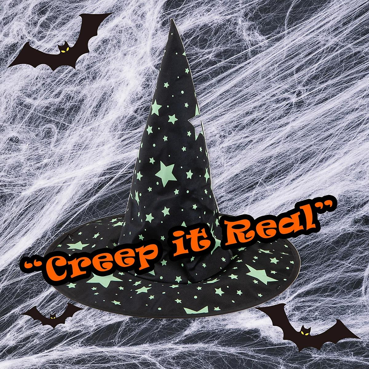 Halloween Witch Hat Green Hallows Party, Trick or Treat Black, Halloween Costume, Spooky Season Gift, Accessories for Porch Yard Indoor Outdoor Decor