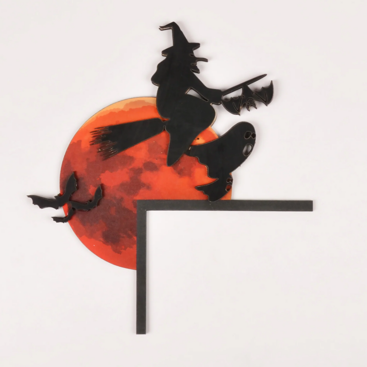 Cute Wooden Halloween Door Corner Decoration