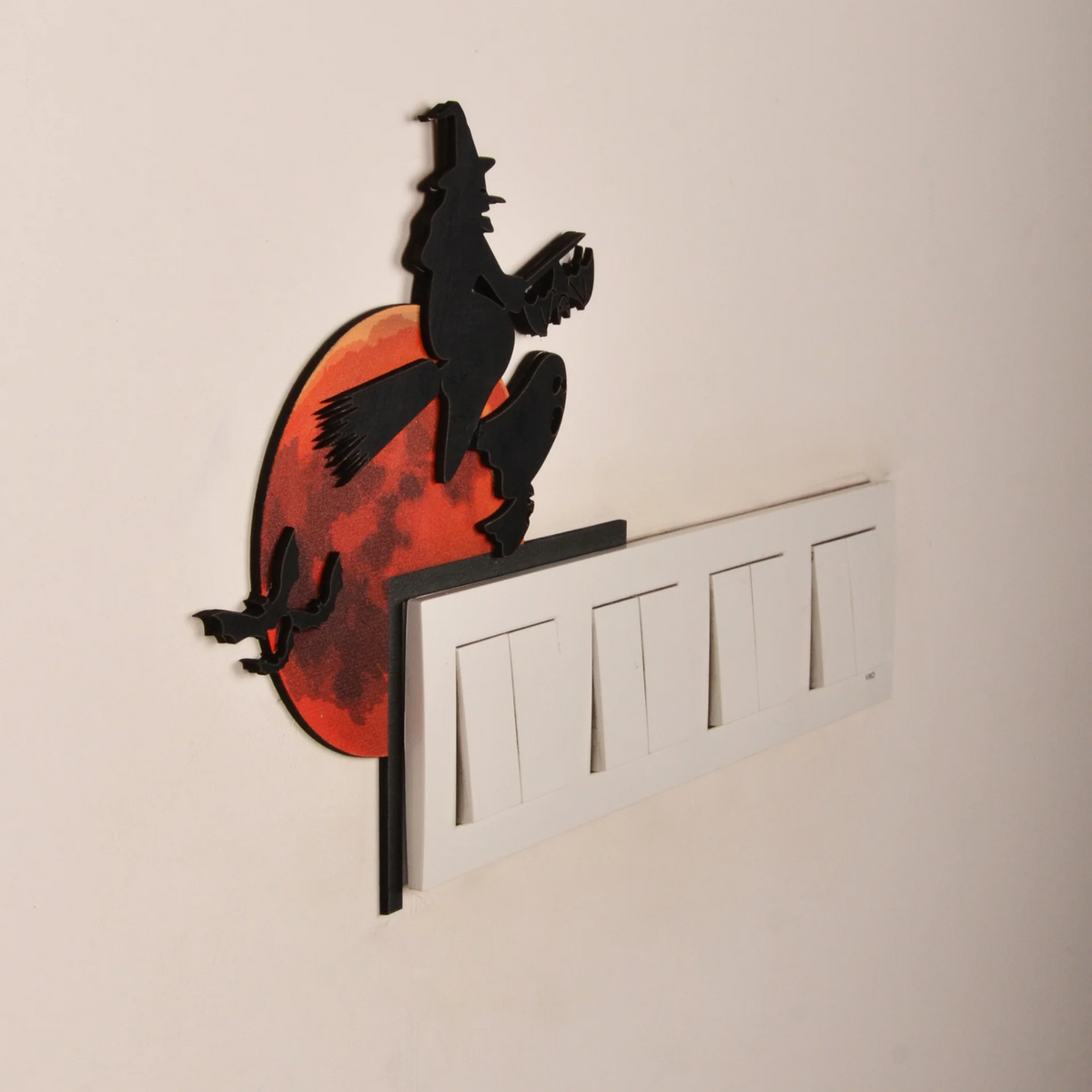 Cute Wooden Halloween Door Corner Decoration