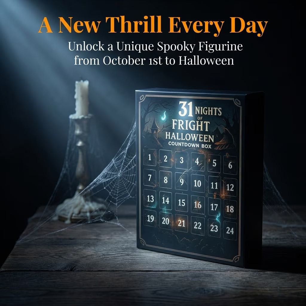 Halloween Advent Calendar 2026, Halloween Countdown Calendar with Mini Spooky Figurines, Surprise Blind Box, 7/15/31 Nights, Halloween Decor, Party Favors & Gifts
