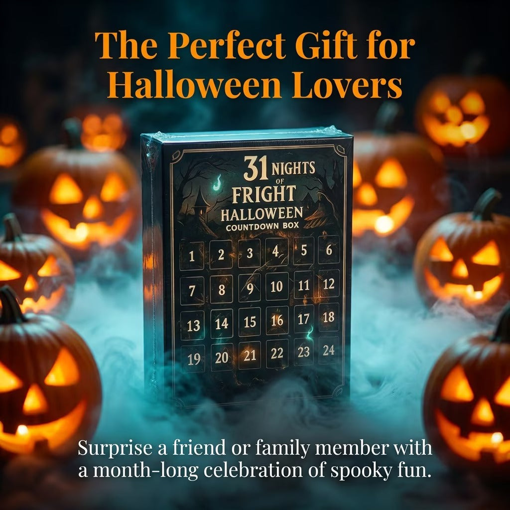 Halloween Advent Calendar 2026, Halloween Countdown Calendar with Mini Spooky Figurines, Surprise Blind Box, 7/15/31 Nights, Halloween Decor, Party Favors & Gifts