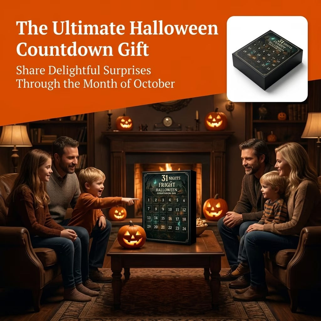 Halloween Advent Calendar 2026, Halloween Countdown Calendar with Mini Spooky Figurines, Surprise Blind Box, 7/15/31 Nights, Halloween Decor, Party Favors & Gifts