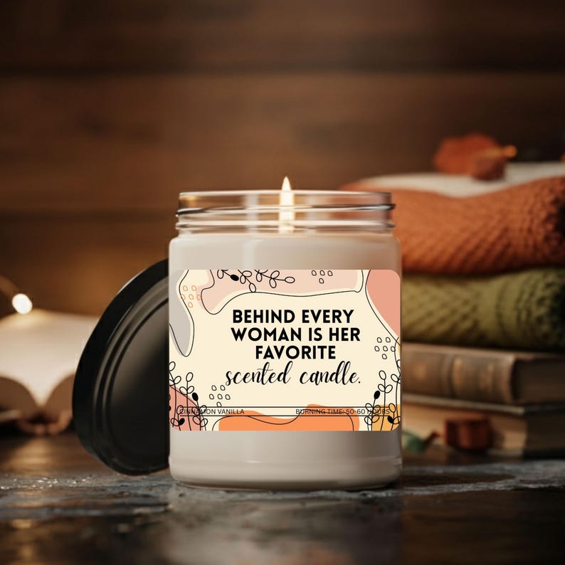 Funny Scented Soy Candle Gift for Women, Humorous Birthday Candle, Cute Self Care Gift, Witty Home Decor, Birthday Gift for Best Friend, Coworker Gift