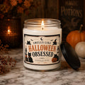 Smells Like Halloween Obsessed Candle, Black Cat Halloween Candle, Classic Spooky Season Decor, Halloween Lover Gift, Cat Lover Candle, Fall Decor