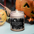 Halloween Spiced Pumpkin Ginger Scented Candle, Cozy Fall Soy Wax Candle, Spooky Party Home Decor, Autumn Candle Gift, Clean Burning Candle