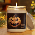 Pumpkin Spiced Ginger Scented Candle, Halloween Soy Wax Candle, Cozy Fall Home Decor, Pumpkin Spice Autumn Candle, Spooky Season Gift