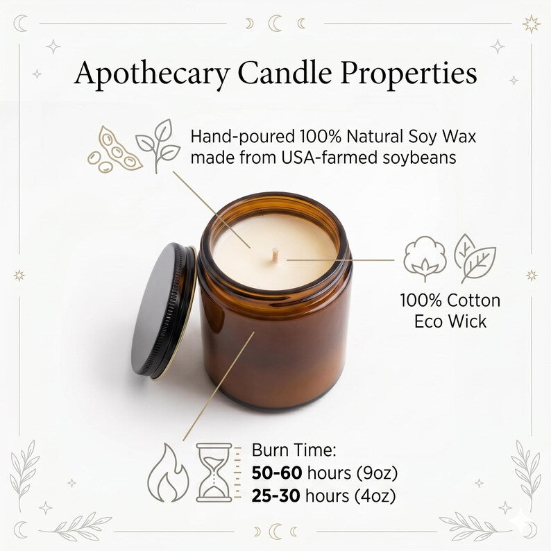 Spooky Cute Candle | Smells Like October Scented Soy Wax Candle | Witchy Halloween Ghost Pumpkin Decor | Fall Gift