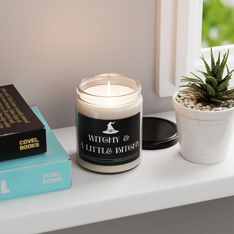 Witchy Scented Candle, Funny Sassy Halloween Candle, Spooky Fall Home Decor, Witch Halloween Gift, Cozy Autumn Candle, Witchy Room Decor