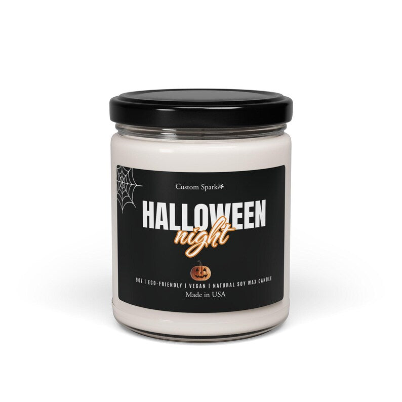 Halloween Scented Soy Candle, Spooky Season Candle, Cozy Fall Home Decor, Halloween Gift, Autumn Scented Candle, Witchy & Pumpkin Decor