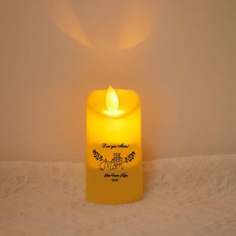 Personalized Halloween LED Candle, Custom Flameless Candle Decor, Spooky Season Gift, Pumpkin Ghost Light, Safe Flickering LED Festival Lamp (Copy)