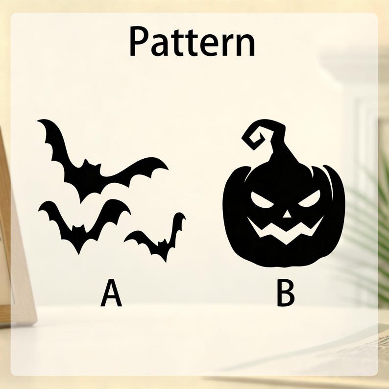 Personalized Halloween LED Candle, Bat and Pumpkin Name Candle, Flameless Spooky Decor,Custom Halloween Gift, Autumn Decor, Party Decoration