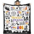 Blanket Halloween Throw Blankets for Women Witch Flannel Fleece Blankets for Couch Sofa Bed Chair Decor Halloween Blanket