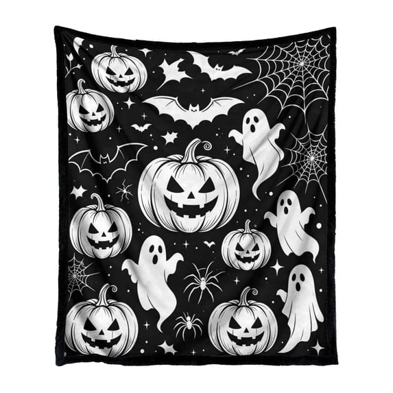 JuDWoC Halloween DIY Coloring Blanket Soft Flannel Fleece Blanket Zodiac Constellation Halloween Blanket Colorable Throw Blanket Gifts for Couch Sofa Bed