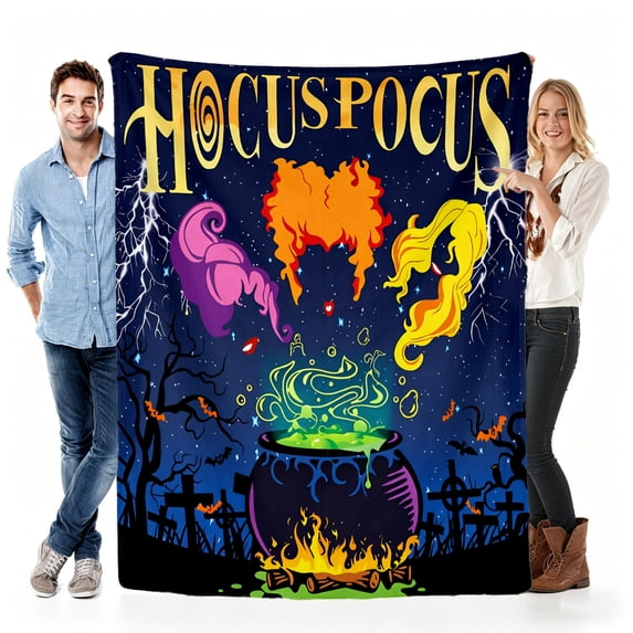 Verve & Co ShopBlanket Gift for Mom from Daughter Son,Soft Halloween - themed Throw Blanket Fleece