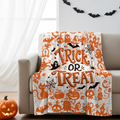 Fleece Blanket for Couch Sofa Bed,Halloween Ghost Haunted House Soft Cozy Warm Fuzzy Blanket
