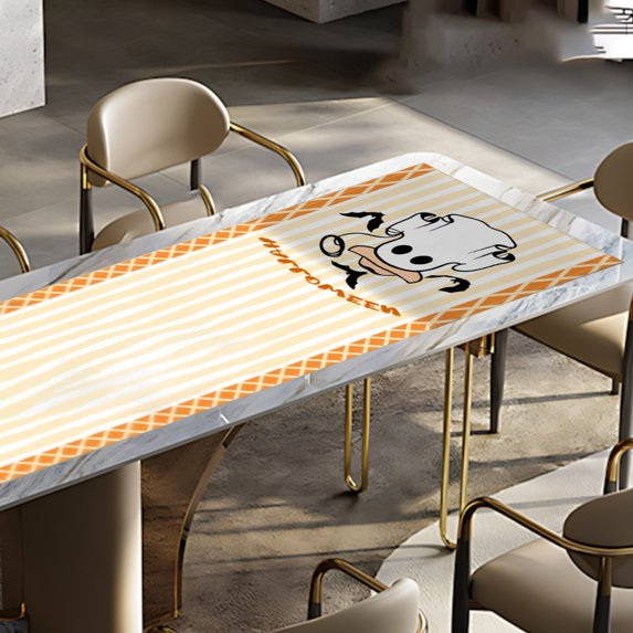 Halloween Table Runner Decorations, Halloween Tablecloth Placemat Decoration Ornament for Indoor Outdoor, Halloween Scary Decor for Home Outside Yard Lawn Garden Party