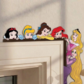 Princess Door Topper, Princess Door Corner Sign, Wooden Nursery Door Decor, Peekaboo Wall Decor