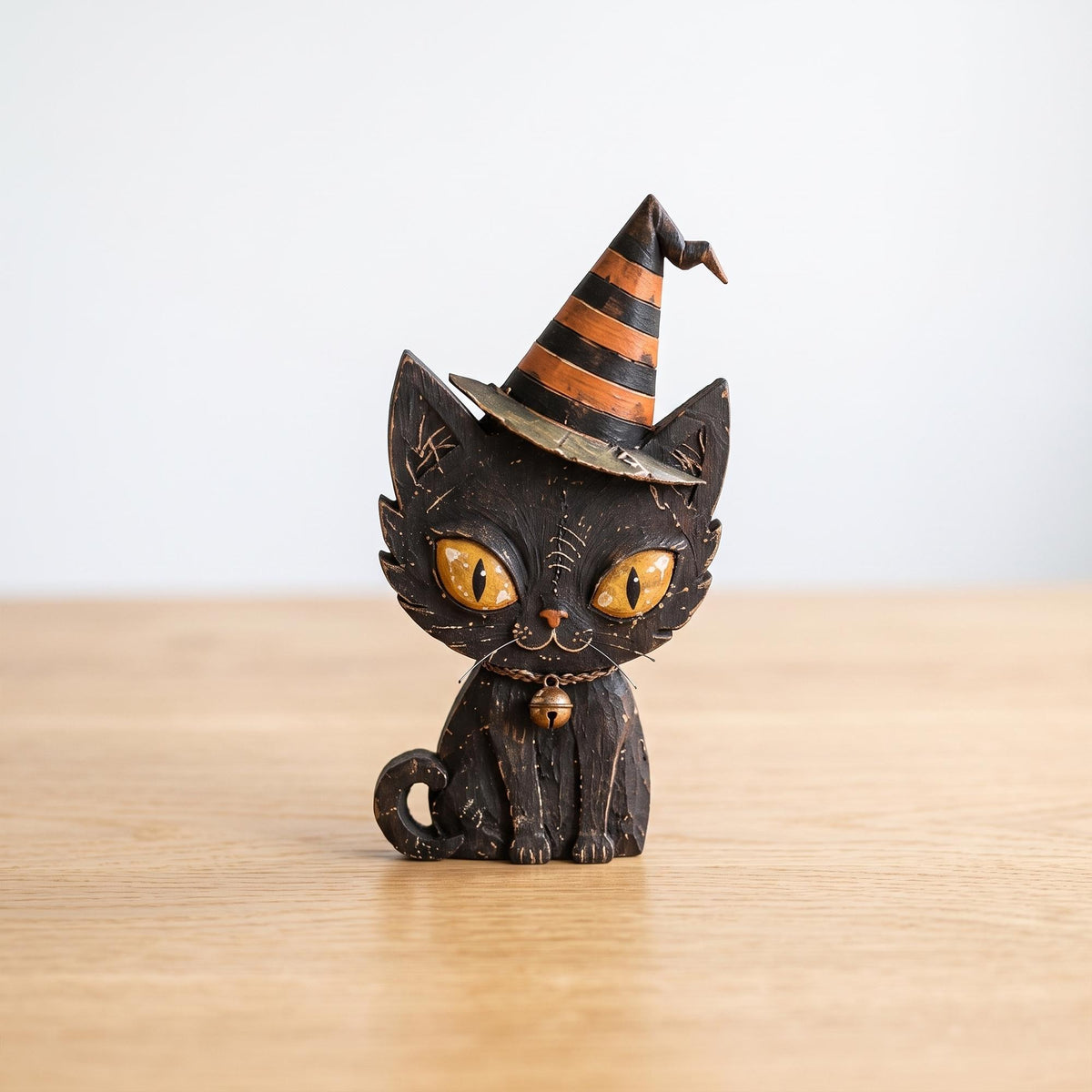Choose Your Character Halloween Wooden Block, 2D Flat Printed Ghost Pumpkin Black Cat Skeleton Owl Bat, Rustic Fall Tiered Tray Decor, Spooky Shelf Sitter