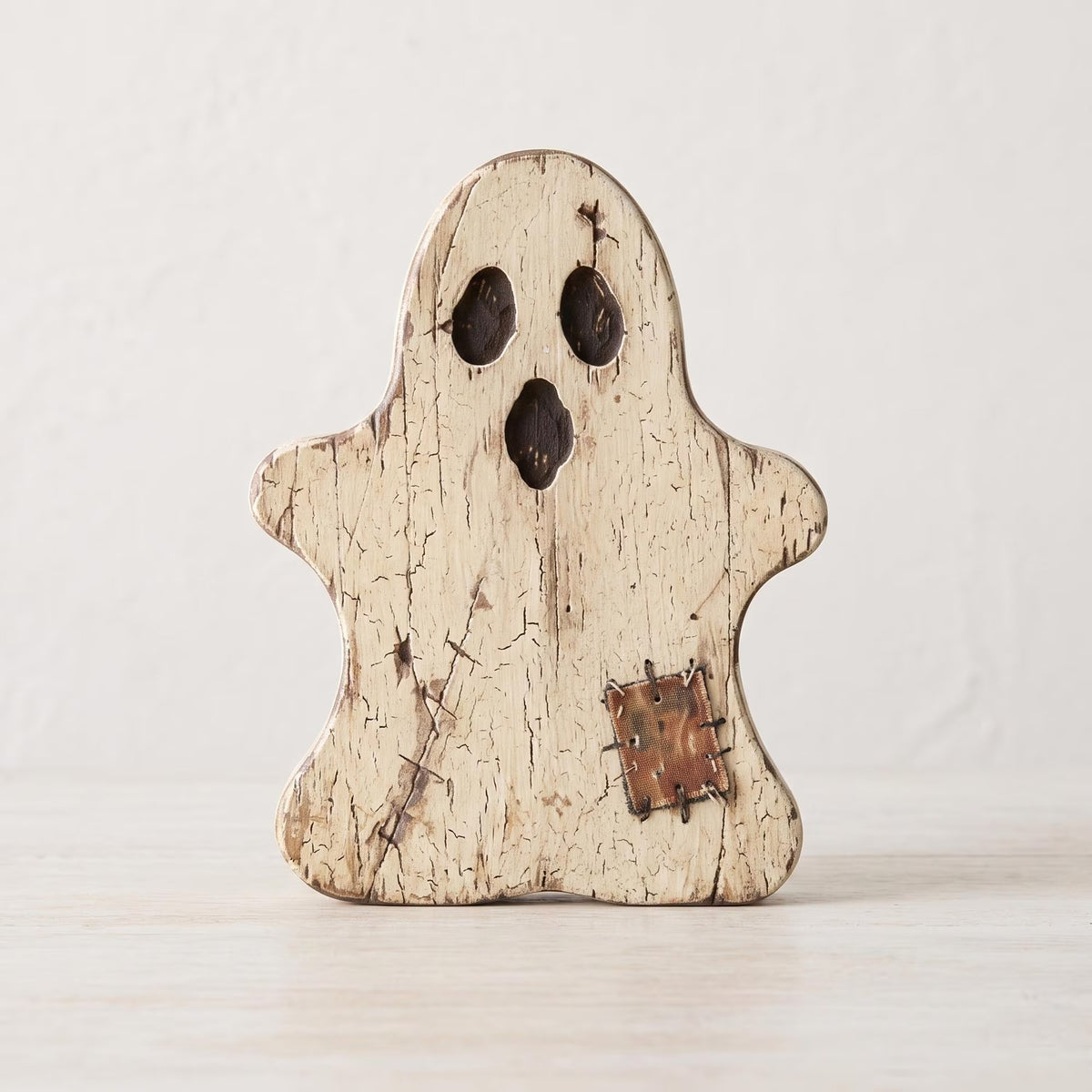 Choose Your Character Halloween Wooden Block, 2D Flat Printed Ghost Pumpkin Black Cat Skeleton Owl Bat, Rustic Fall Tiered Tray Decor, Spooky Shelf Sitter
