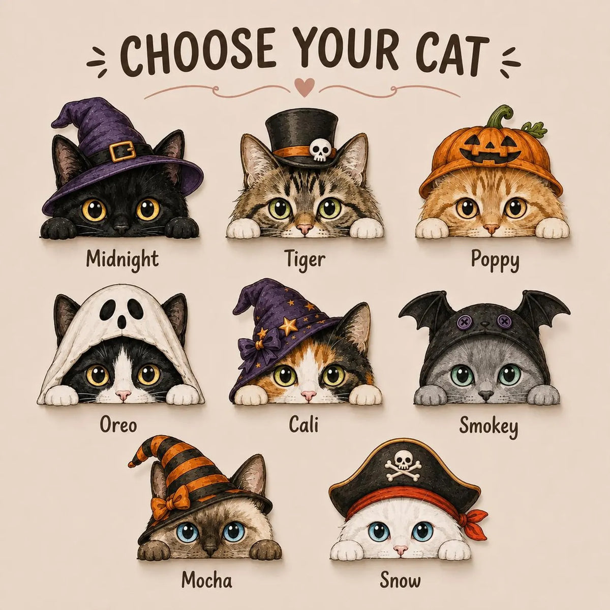 Halloween Cat Wooden Signs, Spooky Black Cat Shelf Sitters, Witch Ghost Pirate Pumpkin Kitty Decor, Vintage Halloween Tabletop Decoration